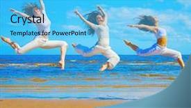  Presentation with hell - Presentation having wind sun energy - run like hell background and a  colored foreground