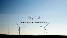  Presentation with electrical generators - Slide set featuring wind-turbine-generators-for-green background and a light blue colored foreground