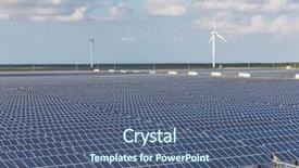  Presentation with china shanghai - Slide set with wind turbine solar panel - future electrical production shanghai china background and a ocean colored foreground