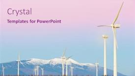  Presentation with electrical generators - Presentation design with wind-turbines-generators-for-green background and a lemonade colored foreground