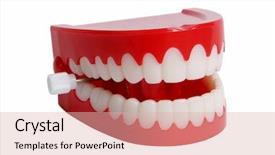  Presentation with teeth - PPT layouts enhanced with wind up - chattering teeth background and a lemonade colored foreground