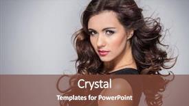  Presentation with wind - Colorful presentation design enhanced with wind up people - beauty portrait of young attractive backdrop and a tawny brown colored foreground