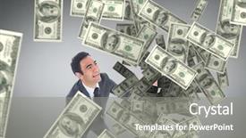  Presentation with digital - Slide deck featuring windfall - digital composite of happy business background and a gray colored foreground