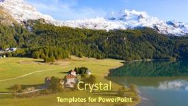  Presentation with connecting - Slide deck featuring winding-road-of-the-maloja background and a tawny brown colored foreground