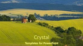  Presentation with windmill - PPT layouts enhanced with windmill-in-chvalkovice-southern-moravia background and a tawny brown colored foreground