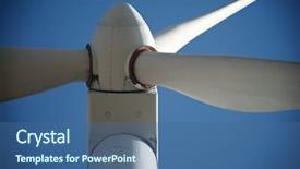  Presentation with electric pole electrical power poles - Colorful PPT layouts enhanced with windmills - windmill for electric power production backdrop and a ocean colored foreground