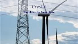  Presentation with windmills - Slide deck featuring windmills-for-electric-power-production background and a lemonade colored foreground