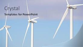  Presentation with windmills - Cool new slides with windmills for electric power production pozuelo de aragon zaragoza aragon spain backdrop and a light blue colored foreground