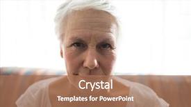  Presentation with nursing - Slides having window at retirement home background and a  colored foreground