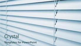  Presentation with blind - Presentation theme consisting of glass while wearing face mask background and a light gray colored foreground