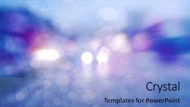  Presentation with abstract - Theme featuring window blurry with heavy rain background and a light blue colored foreground