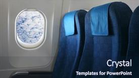  Presentation with aircraft - Theme having vintage bike in a wooden background and a tawny brown colored foreground.