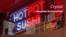  Presentation with blue neon - 