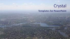  Presentation with plane flying in everest - Amazing PPT layouts having window of a flying plane backdrop and a sky blue colored foreground