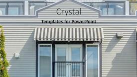  Presentation with wall - Colorful theme enhanced with window-on-the-siding-wall backdrop and a  colored foreground