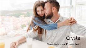  Presentation with image encryption based on dna - Colorful slide deck enhanced with windows 8 - image of handsome adult man backdrop and a soft green colored foreground