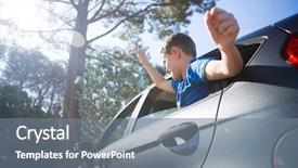  Presentation with teenage - Presentation theme with windows 8 - teenage boy looking from open background and a  colored foreground