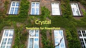  Presentation with windows - Audience pleasing PPT theme consisting of windows of wawel castle in krakow poland backdrop and a tawny brown colored foreground