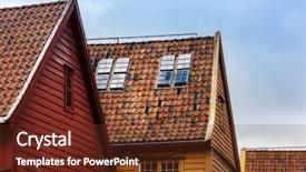  Presentation with tile - Slide deck enhanced with windows on the old tile background and a tawny brown colored foreground