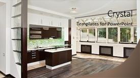  Presentation with pvc - Theme consisting of windows pvc - modern drawing room studio background and a light gray colored foreground