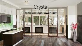  Presentation with room - Beautiful PPT theme featuring windows pvc - modern drawing room studio backdrop and a mint green colored foreground