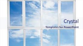  Presentation with blue sky at cook islands - Colorful PPT theme enhanced with windows pvc - view of blue sky backdrop and a sky blue colored foreground