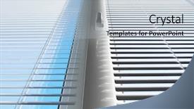  Presentation with element - Amazing slide deck having windows with blinds element backdrop and a light blue colored foreground