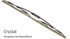  Presentation with background - Amazing presentation theme having windscreen wiper under the white backdrop and a  colored foreground