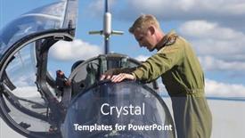  Presentation with museum exhibit - Presentation theme featuring windsor-canada-sept-10-2016 background and a ocean colored foreground