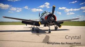  Presentation with vintage aviation - 