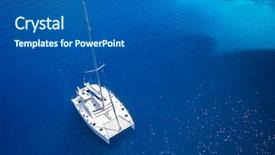  Presentation with amazing - Cool new presentation theme with windy day drone view - birds backdrop and a gray colored foreground