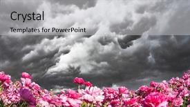  Presentation with rain clouds - Amazing PPT layouts having windy day in may heavy backdrop and a light gray colored foreground