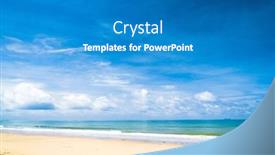  Presentation with divine - Slides having windy-holiday-divine-coastline background and a teal colored foreground