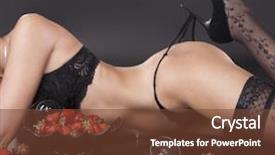  Presentation with passion fruit - Audience pleasing slide set consisting of passion fruit wine - girl's buttocks and fresh juicy backdrop and a  colored foreground