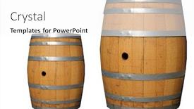  Presentation with world manufacturing - Beautiful PPT theme featuring wine-barrel-beer-barrel-whiskey backdrop and a white colored foreground