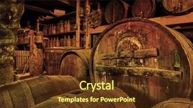  Presentation with cellar - Amazing presentation having wine barrels and casks backdrop and a tawny brown colored foreground