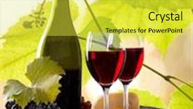  Presentation with wine barrel - Colorful PPT theme enhanced with young friends playing darts in a club backdrop and a gray colored foreground