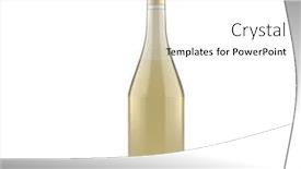  Presentation with bottle - Cool new theme with wine-bottle-on-background-mock backdrop and a white colored foreground