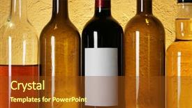  Presentation with bottling wine - Audience pleasing presentation consisting of wine bottles in a row backdrop and a tawny brown colored foreground