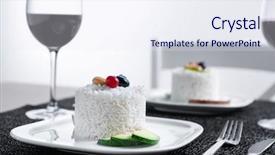  Presentation with coconut - Cool new theme with wine cashew - plate with delicious tasty coconut backdrop and a sky blue colored foreground