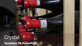  Presentation with vienna - Amazing PPT theme having wine-cellar-in-thallern-winer backdrop and a wine colored foreground