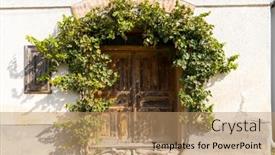  Presentation with hungary - Colorful slide set enhanced with wine-cellars-in-villanykovesd-villany backdrop and a coral colored foreground