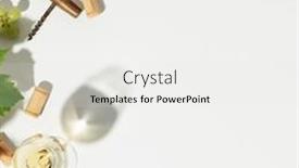  Presentation with minimalistic - Presentation theme consisting of wine-composition-on-white-background background and a white colored foreground