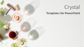  Presentation with sunlight - Presentation theme enhanced with wine-composition-with-beautiful-sunlight background and a  colored foreground