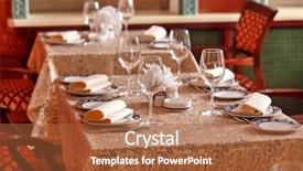  Presentation with wine tourism - PPT layouts having wine glasses on a table background and a  colored foreground