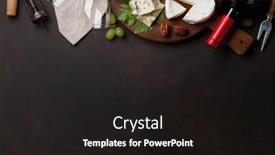  Presentation with wine cheese - 