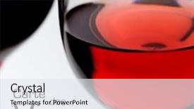  Presentation with wine - Colorful presentation theme enhanced with wine list backdrop and a sky blue colored foreground