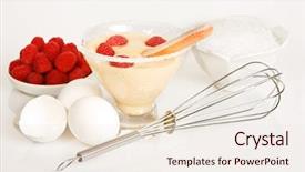  Presentation with how to make puto - Presentation theme enhanced with wine marsala - zabaglione and what you need background and a  colored foreground