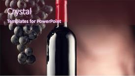  Presentation with black art - Audience pleasing PPT layouts consisting of wine over black background border backdrop and a tawny brown colored foreground