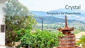  Presentation with x press pearl ship - Colorful presentation enhanced with wine press languedoc-roussillon france backdrop and a  colored foreground